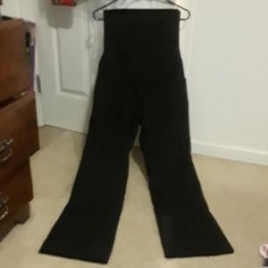 Black maternity pants